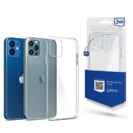 Telefono dėklas Apple iPhone 12/12 Pro 3mk Clear Case, skaidrus