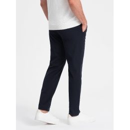 Vyriškos tamsiai mėlynos chino kelnės slim fit
