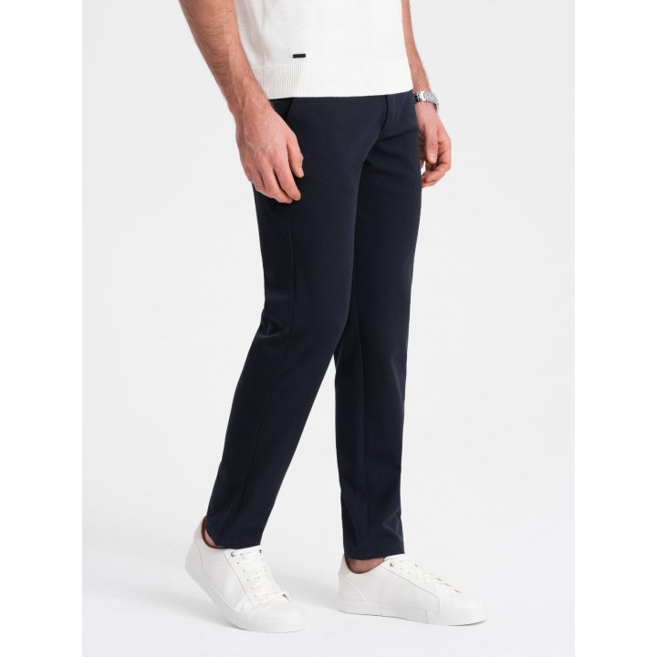 Vyriškos tamsiai mėlynos chino kelnės slim fit