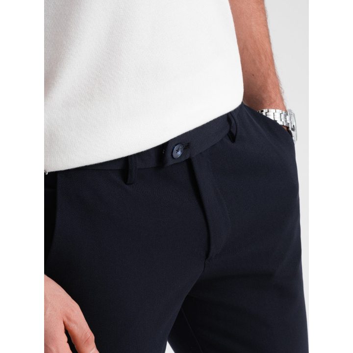 Vyriškos tamsiai mėlynos chino kelnės slim fit
