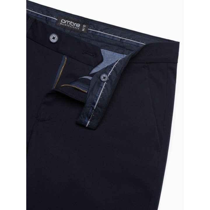 Vyriškos tamsiai mėlynos chino kelnės slim fit