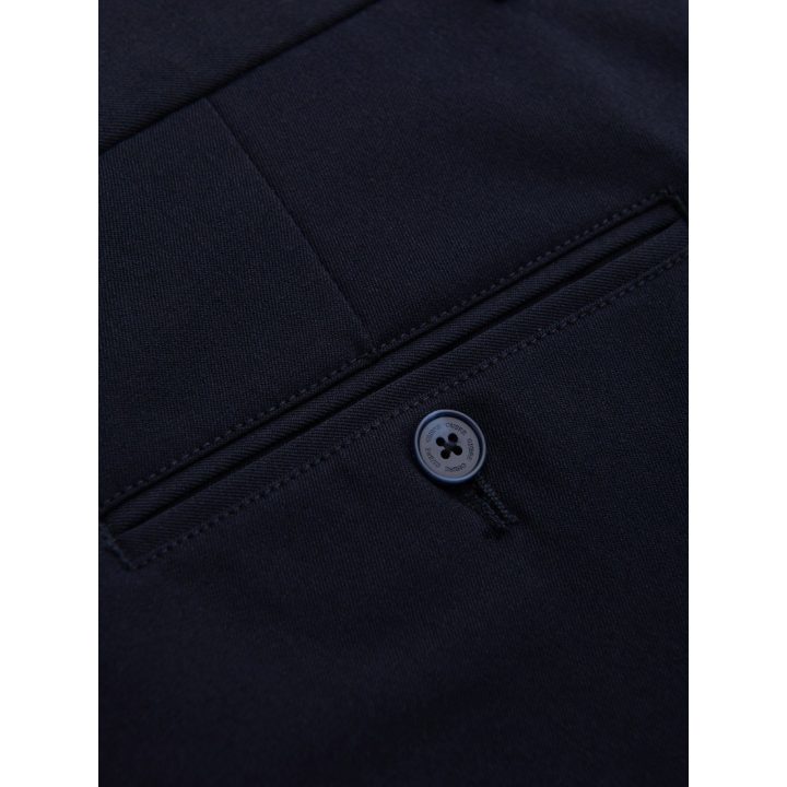 Vyriškos tamsiai mėlynos chino kelnės slim fit