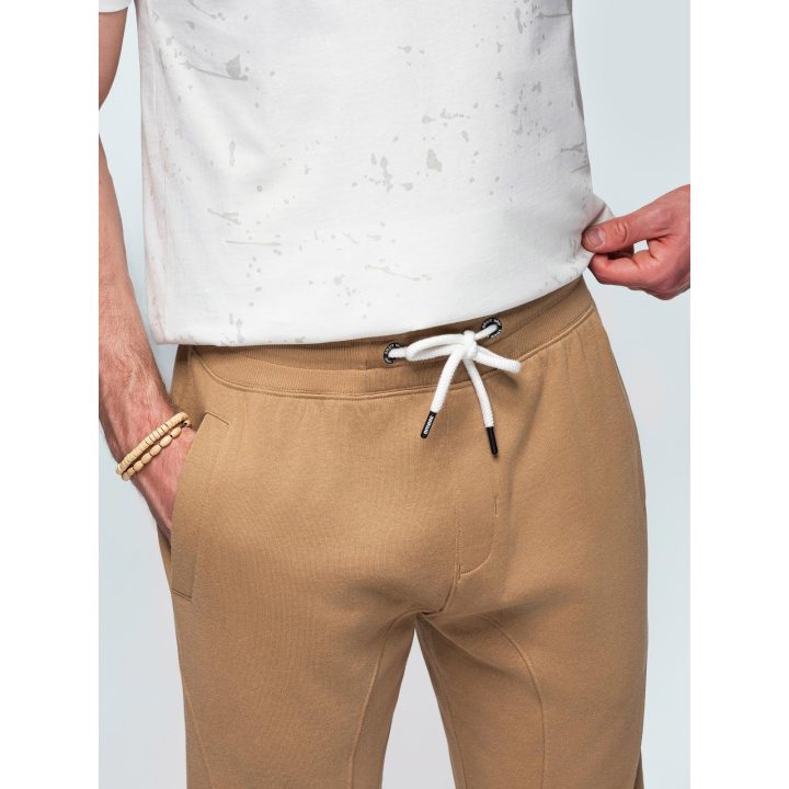 Vyriškos rudos jogger tipo kelnės