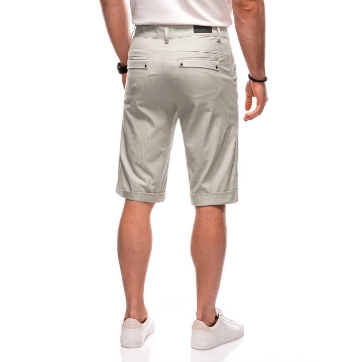 Vyriški smėlio spalvos chino šortai