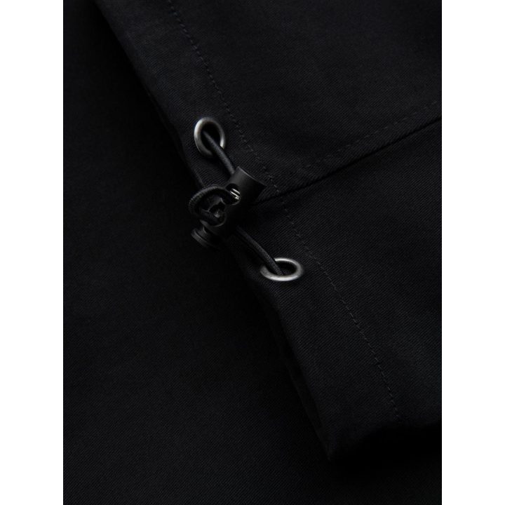 Vyriškos juodos cargo kelnės tiesiomis klešnėmis