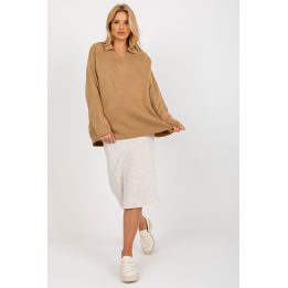 Sweter Damski LC 2261.00P Camel - Rue Paris