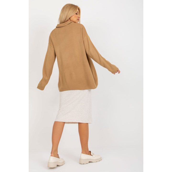 Sweter Damski LC 2261.00P Camel - Rue Paris