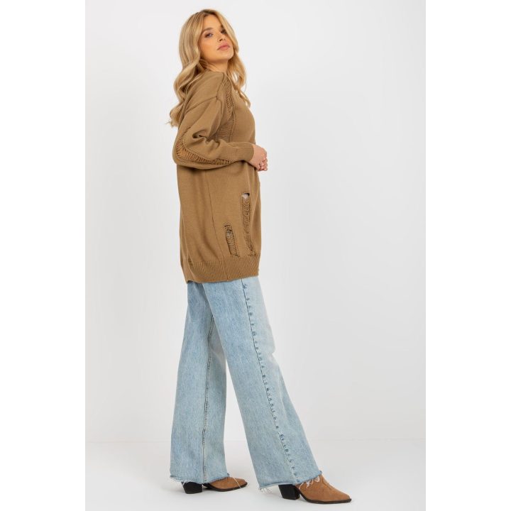 Megztinis megztinis LC 8042.60 Camel - Rue Paris