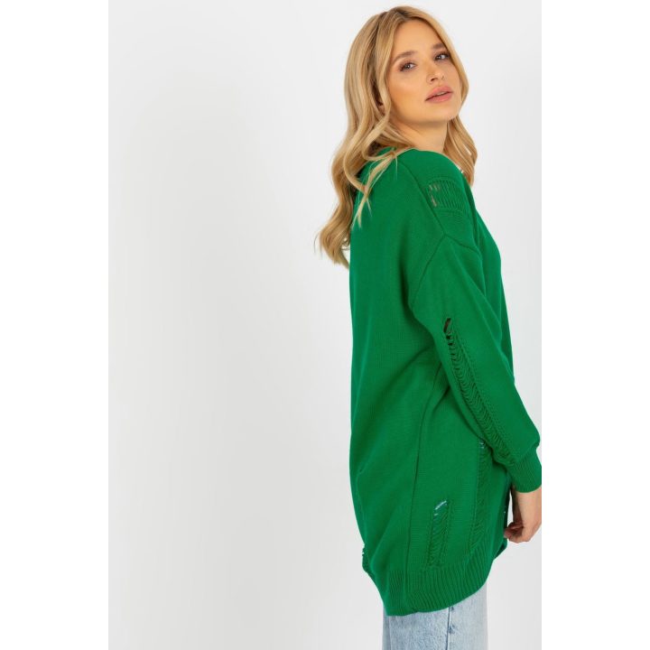 Megztinis LC 8042.12X Green - Rue Paris