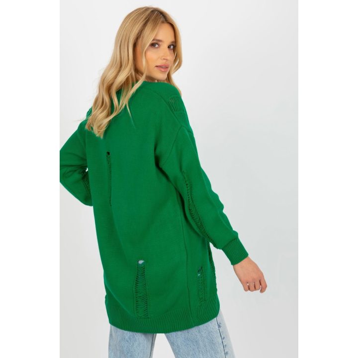 Megztinis LC 8042.12X Green - Rue Paris
