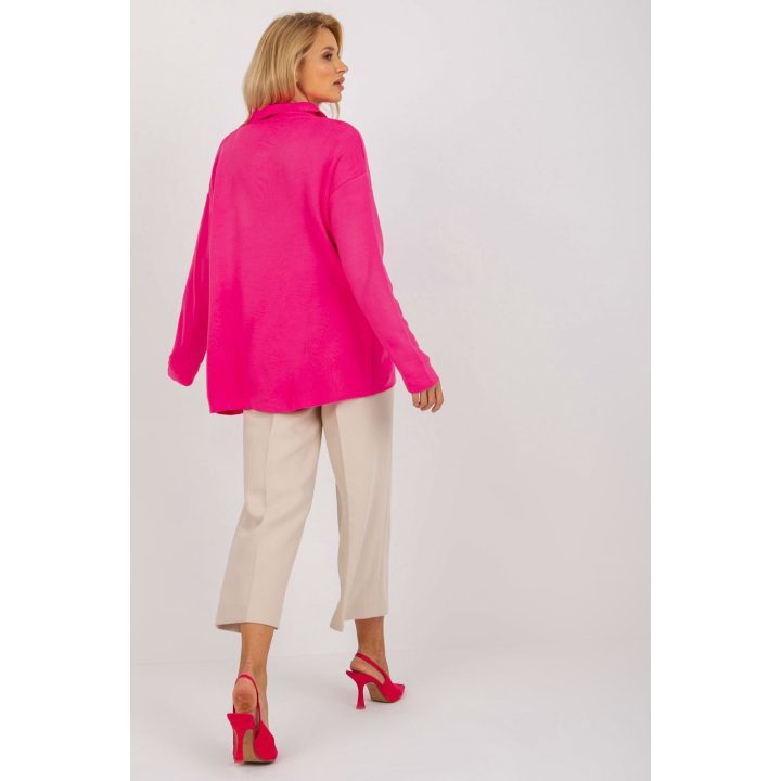 Sweter Damski LC 2261.00P Fluo Pink - Rue Paris