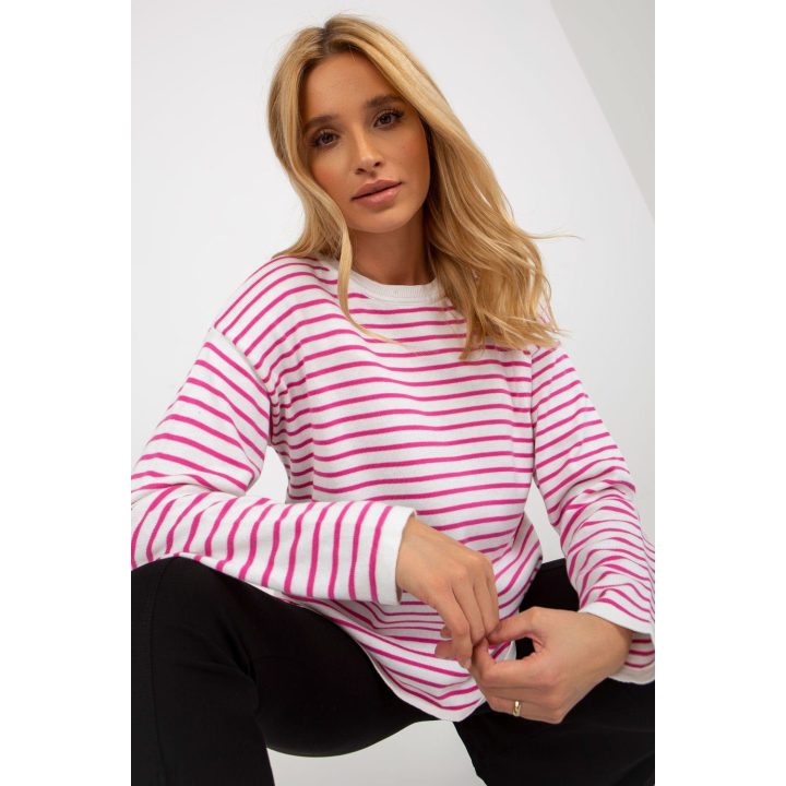 Sweter Damski LC 6006.22 Light Violet - Rue Paris