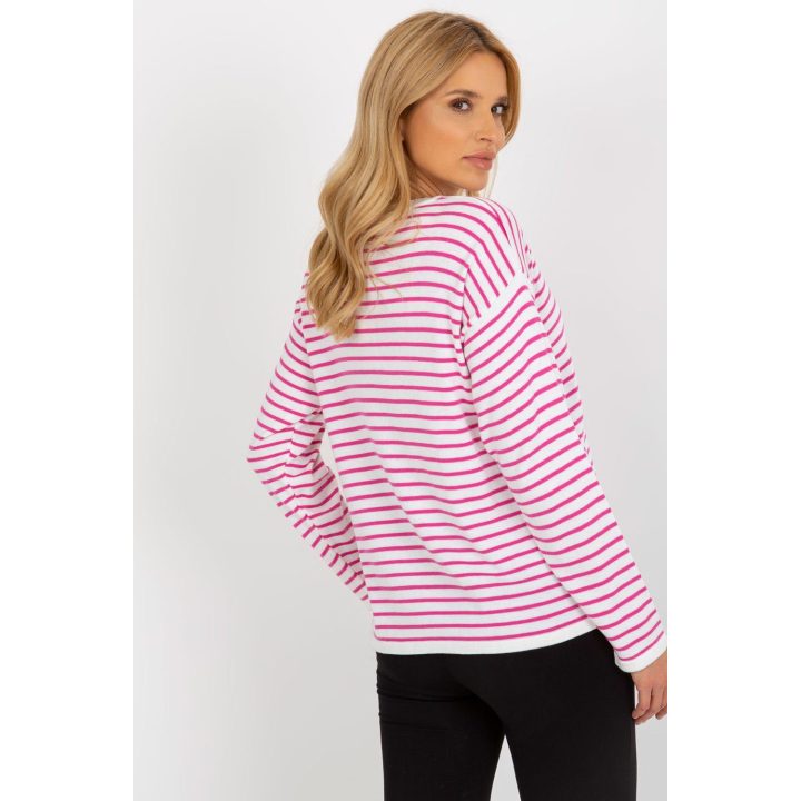 Sweter Damski LC 6006.22 Light Violet - Rue Paris