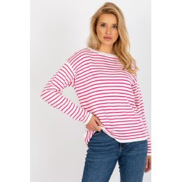 Sweter Damski LC 6006.22 Balta/rožinė - Rue Paris