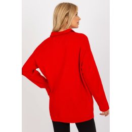 Sweter Damski LC 2261.00P Raudona - Rue Paris