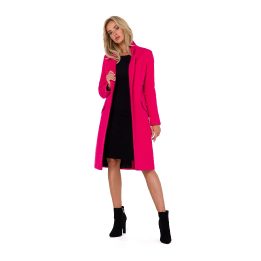 Moteriškas paltas MOE758 Fuchsia - Moe
