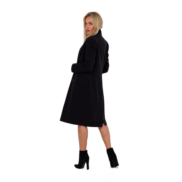 Moteriškas paltas MOE758 Black - Moe