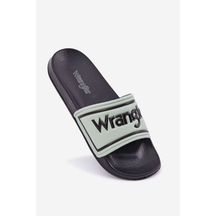 Šlepetės vyrams šviesiai žalios WRANGLER AVERELL