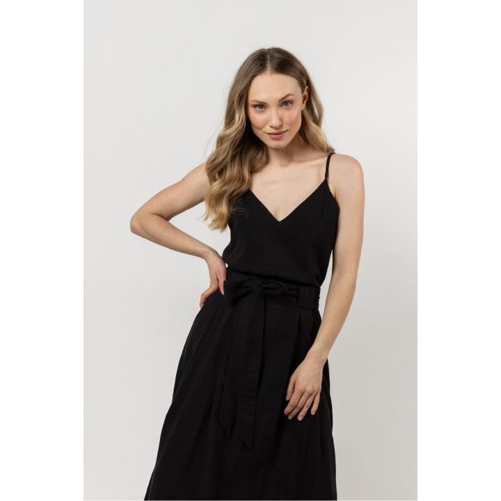 Suknelė moterims elegantiška juodos spalvos