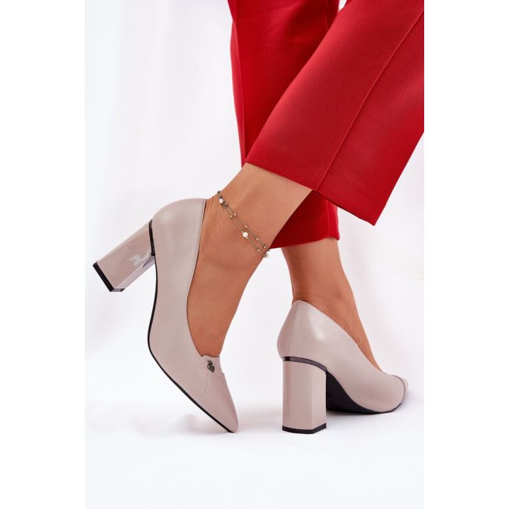 Bateliai moterims su blokiniu kulnu Step in Style
