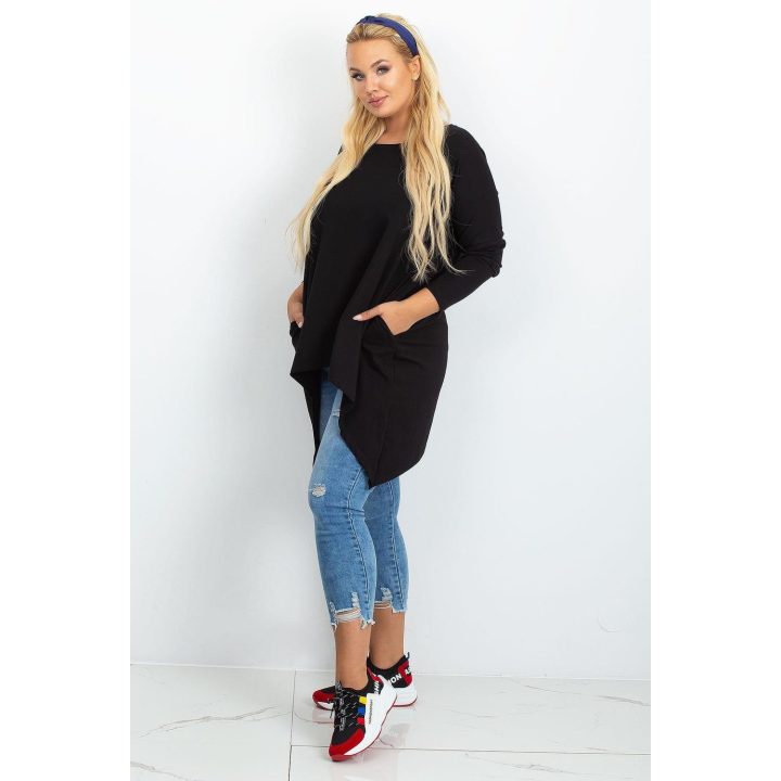 Tunika moterims plus size juoda Relevance