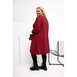 Tunika moterims plus size bordo spalvos Relevance