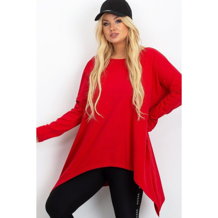 Tunika moterims oversize kirpimo raudona Relevance