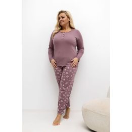 Moteriška pižama plus size Forever Pink
