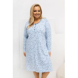 Moteriška naktinukų suknelė Plus Size Forever Pink