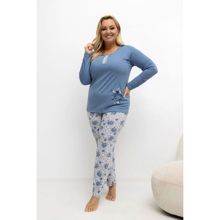 Moteriška pižama Plus Size Forever Pink