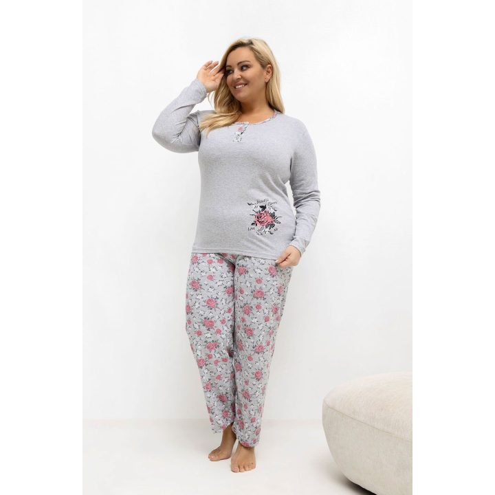 Moteriška pižama Plus Size Forever Pink