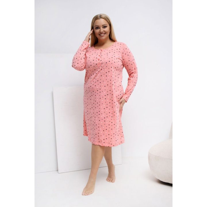 Moteriška naktinukė Plus Size Forever Pink