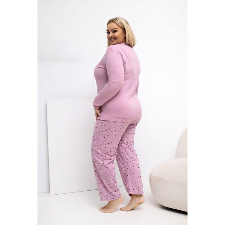 Moteriška pižama didesnių dydžių Forever Pink