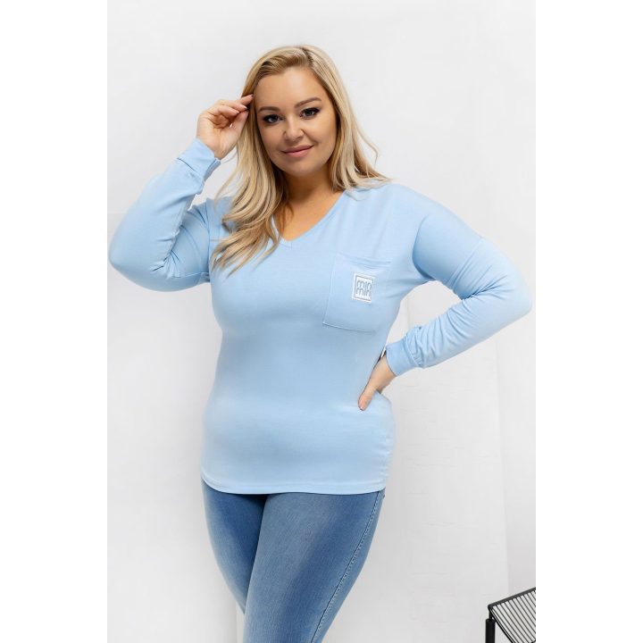Moteriška palaidinė ilgomis rankovėmis Plus Size Relevance