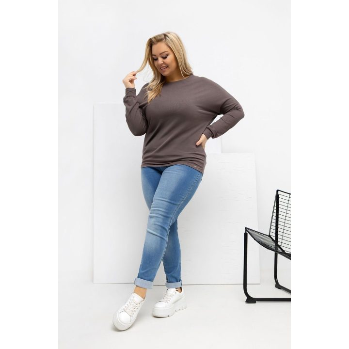 Moteriška palaidinė ilgomis rankovėmis Plus Size Relevance