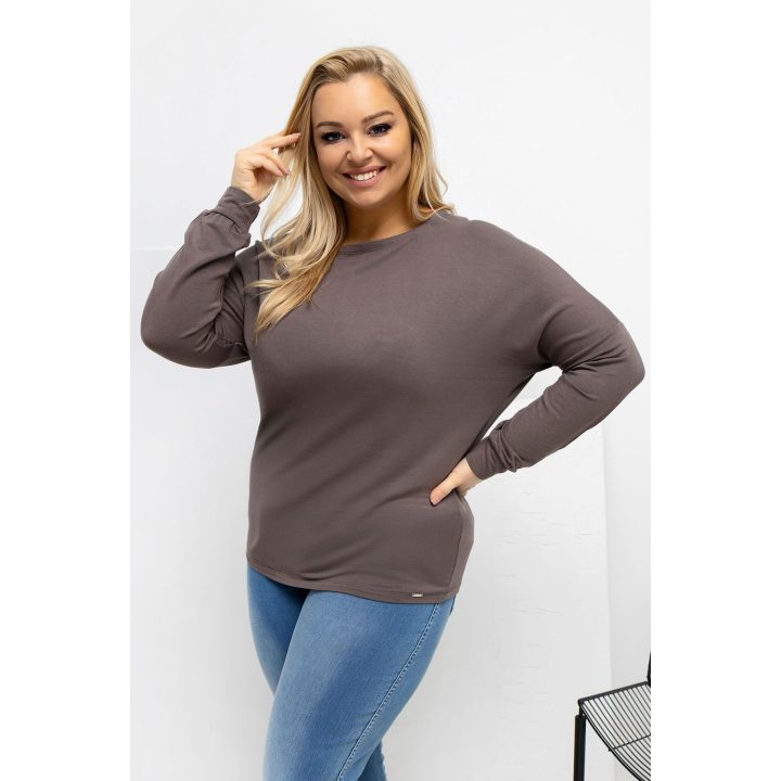 Moteriška palaidinė ilgomis rankovėmis Plus Size Relevance