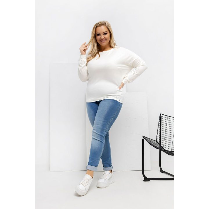 Moteriška palaidinė ilgomis rankovėmis Plus Size Relevance
