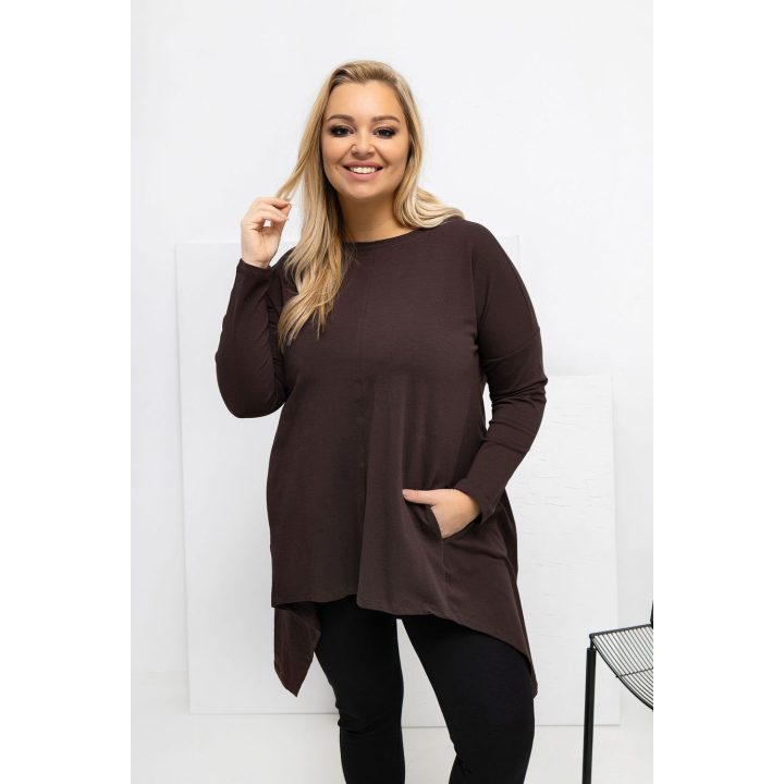 Moteriška ilga palaidinė plus size ilgomis rankovėmis Relevance