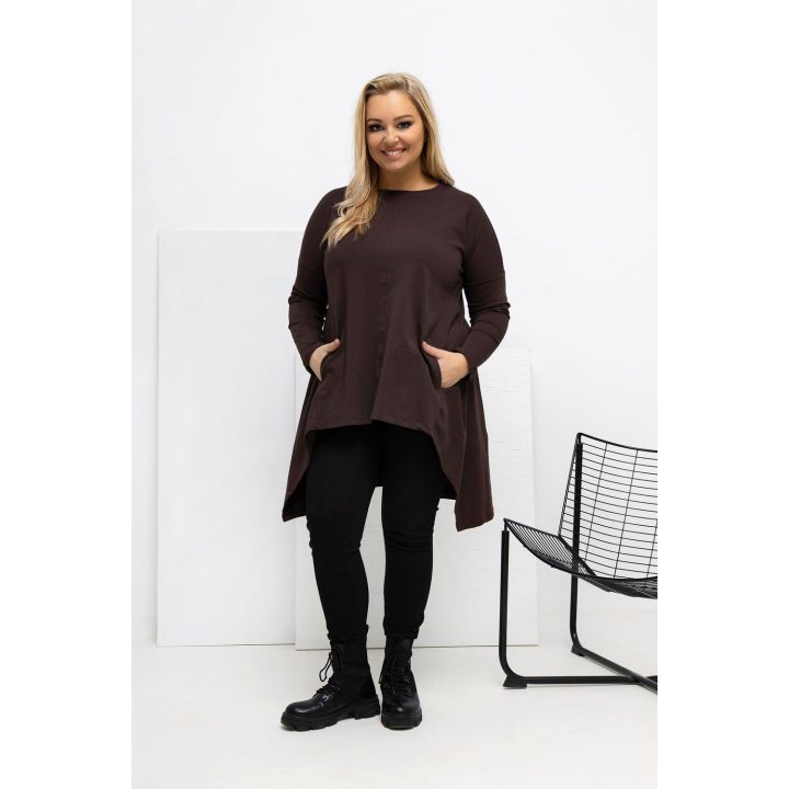Moteriška ilga palaidinė plus size ilgomis rankovėmis Relevance