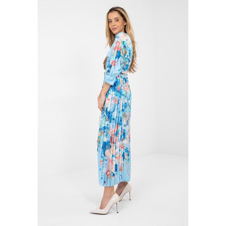 Suknelė vasarinė maxi su gėlėmis Italy Moda