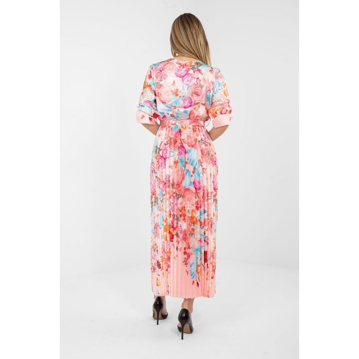 Suknelė maxi su gėlių raštu Italy Moda