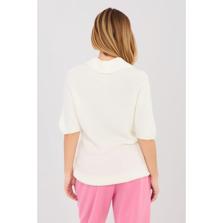 Moteriškas megztinis trumpomis rankovėmis Italy Moda