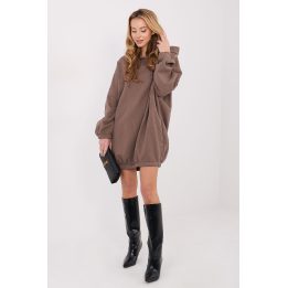 Suknelė moteriška mini iš medvilnės su gobtuvu Daydress