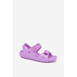 Violetinės spalvos patogios putų basutės vaikams