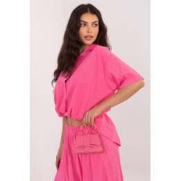 Palaidinė trumpomis rankovėmis iš medvilnės Italy Moda