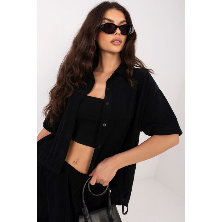 Moteriška palaidinė iš medvilnės Italy Moda