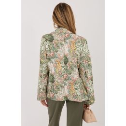 Gėlių raštuotas moteriškas švarkelis Italy Moda
