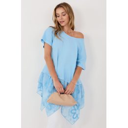 Moteriška bohemiška palaidinė ilgesnio kirpimo Italy Moda