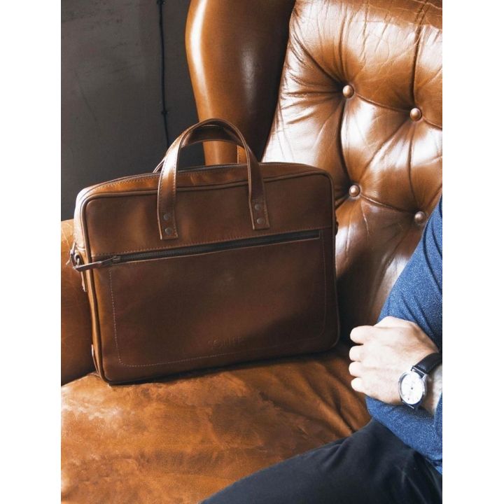 TIKROS ODOS KREPŠIS SL05 NEWBRIDGE VINTAGE RUDA