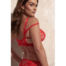 Pusiau minkšta liemenėlė Kinga Yolie BC-1232, raudona